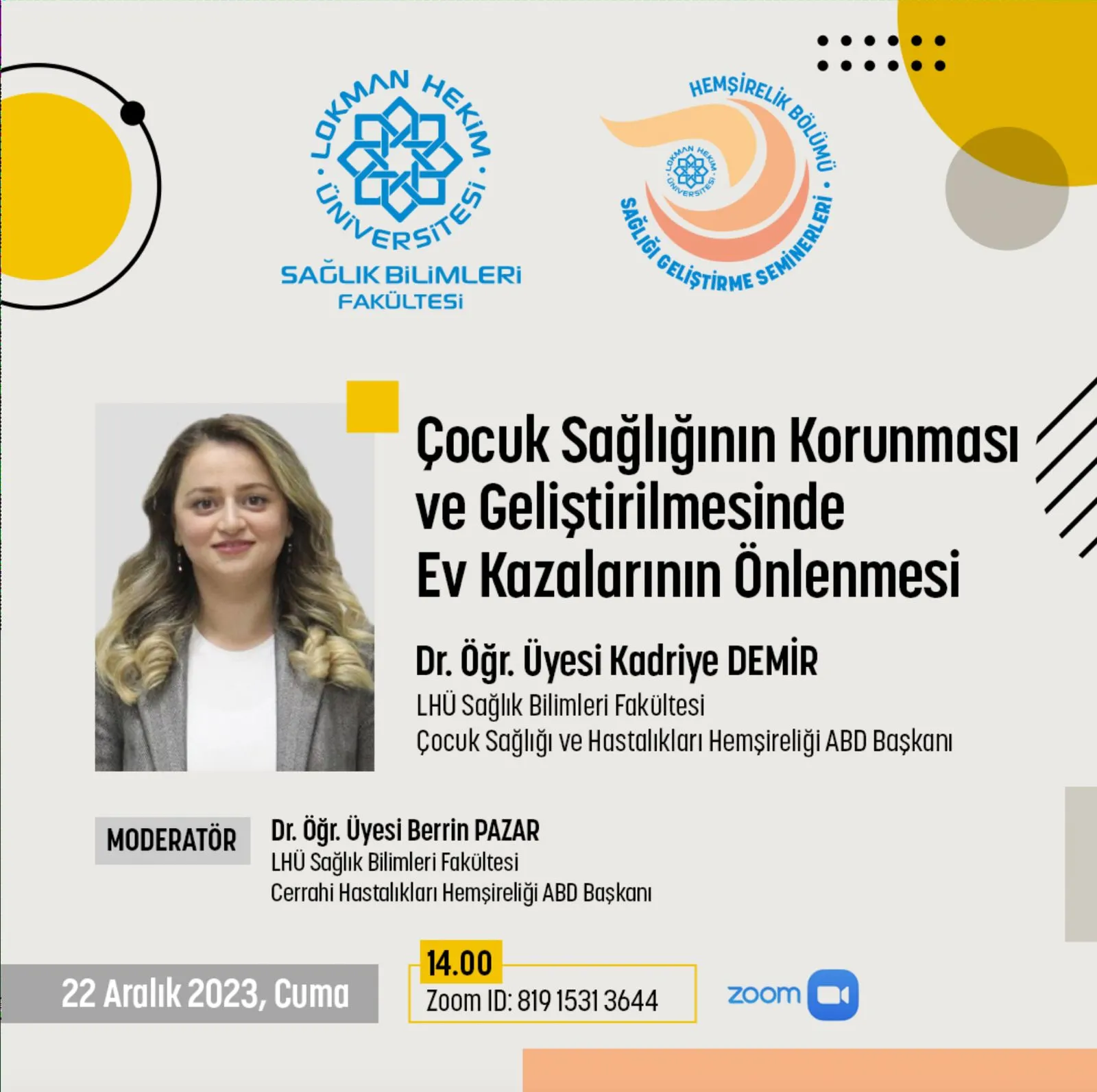 Çocuk Sağlığının Korunması ve Geliştirilmesinde Ev Kazalarının Önlenmesi