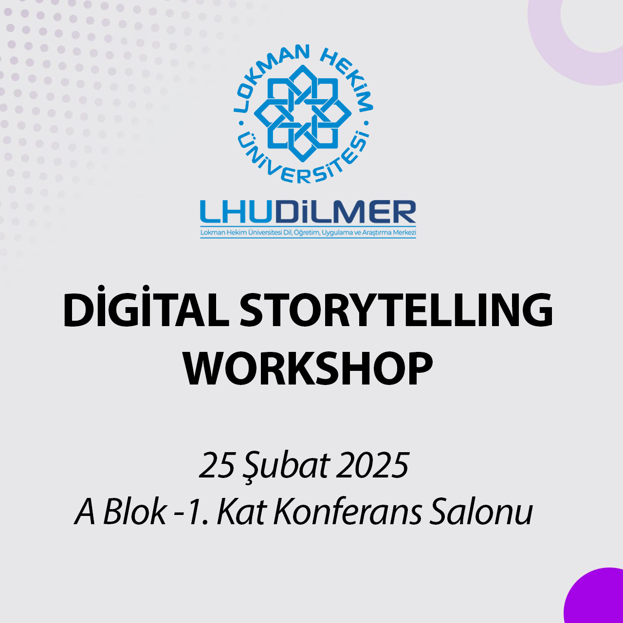 Digital Storytelling Workshop