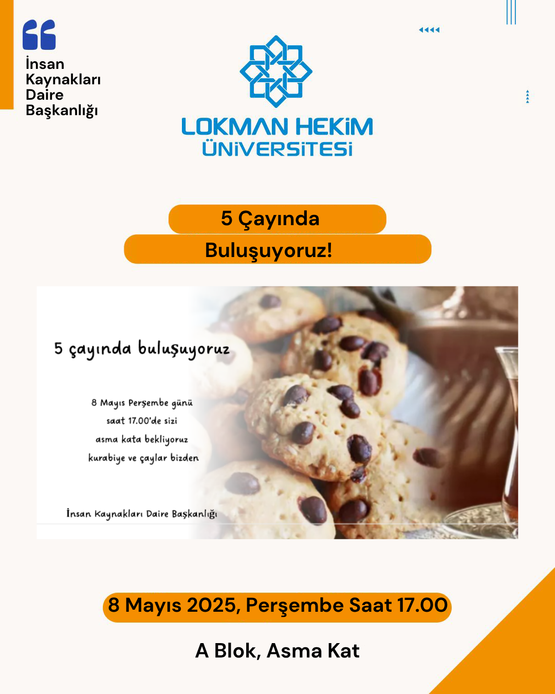 5 Çayında Bu Hafta Kurabiyeler Bizden!