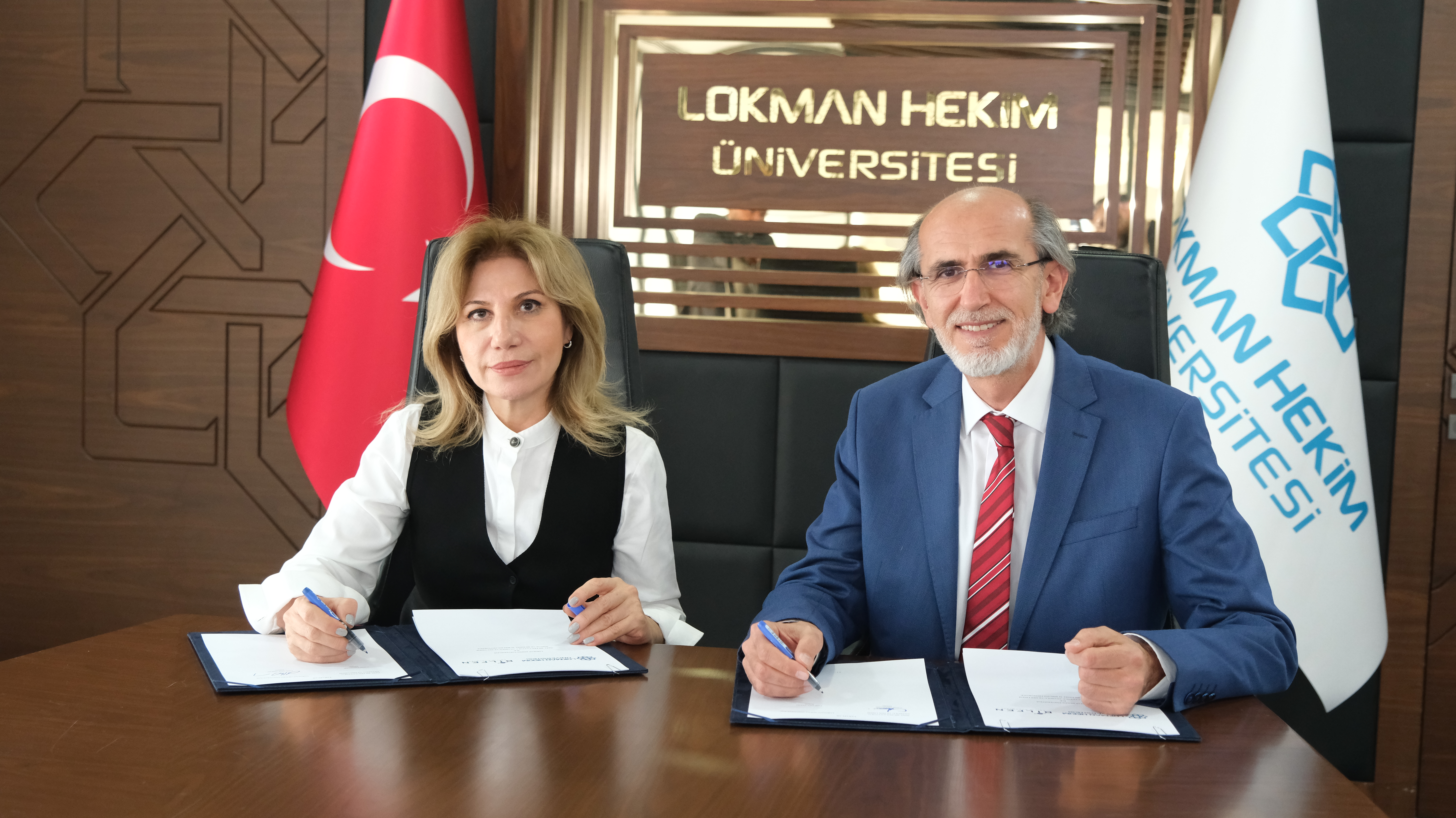 Lokman Hekim Üniversitesi ile Özel Bilfen Anadolu ve Fen Lisesi Arasında İş Birliği Protokolü İmzalandı