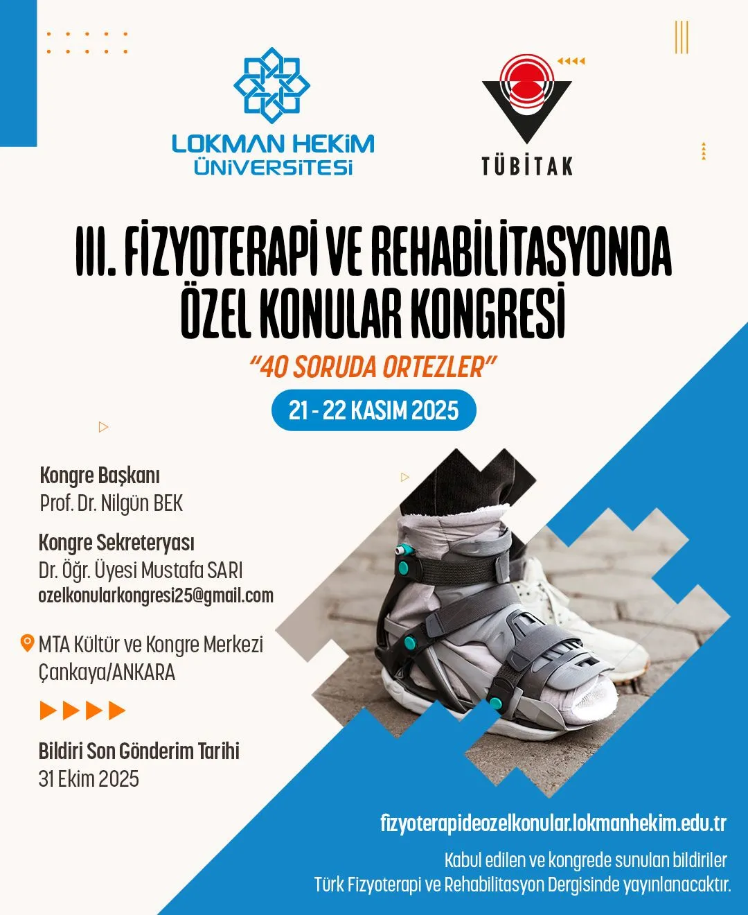 III. Fizyoterapi ve Rehabilitasyonda Özel Konular Kongresi 