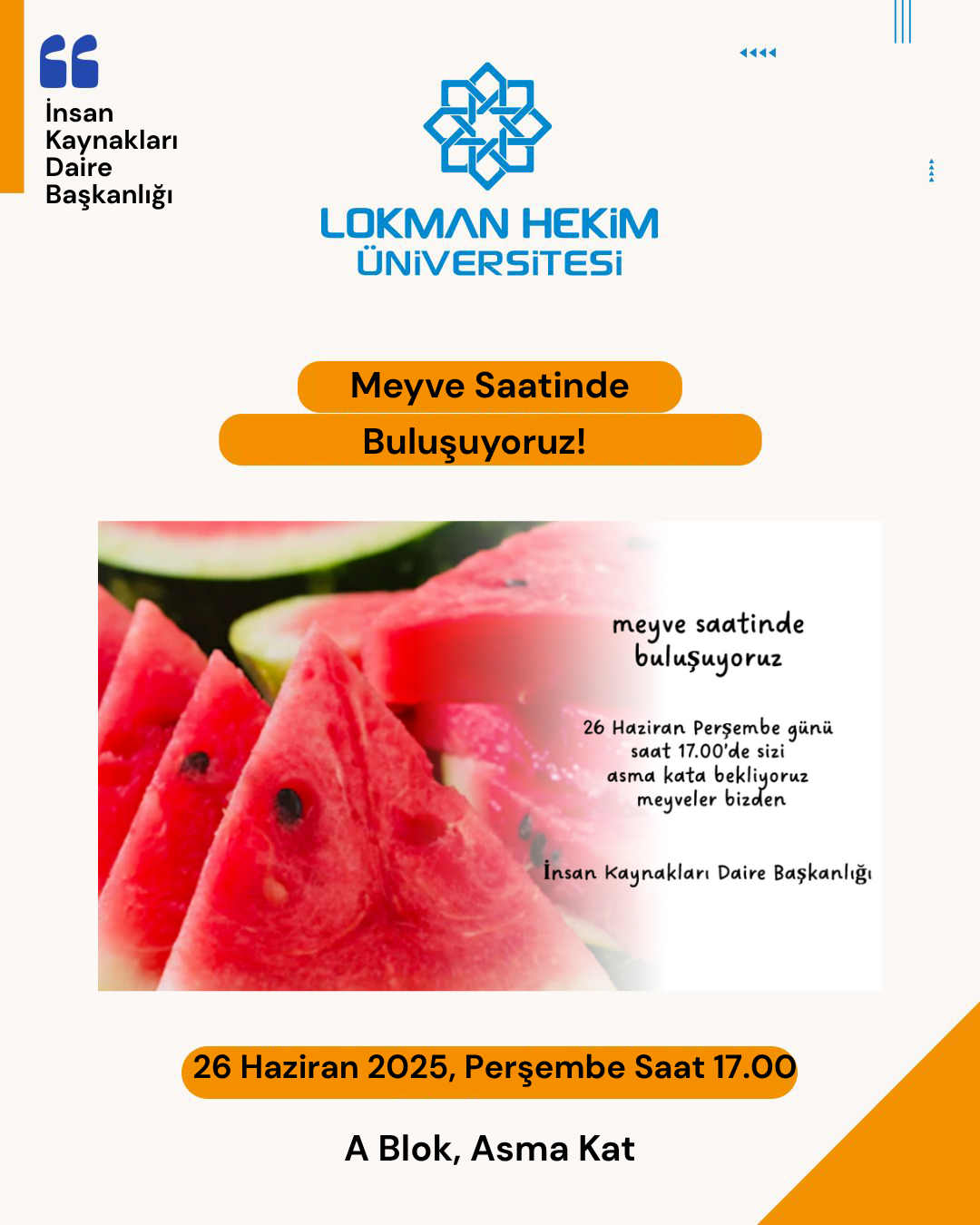 Meyve Saatinde Buluşuyoruz!