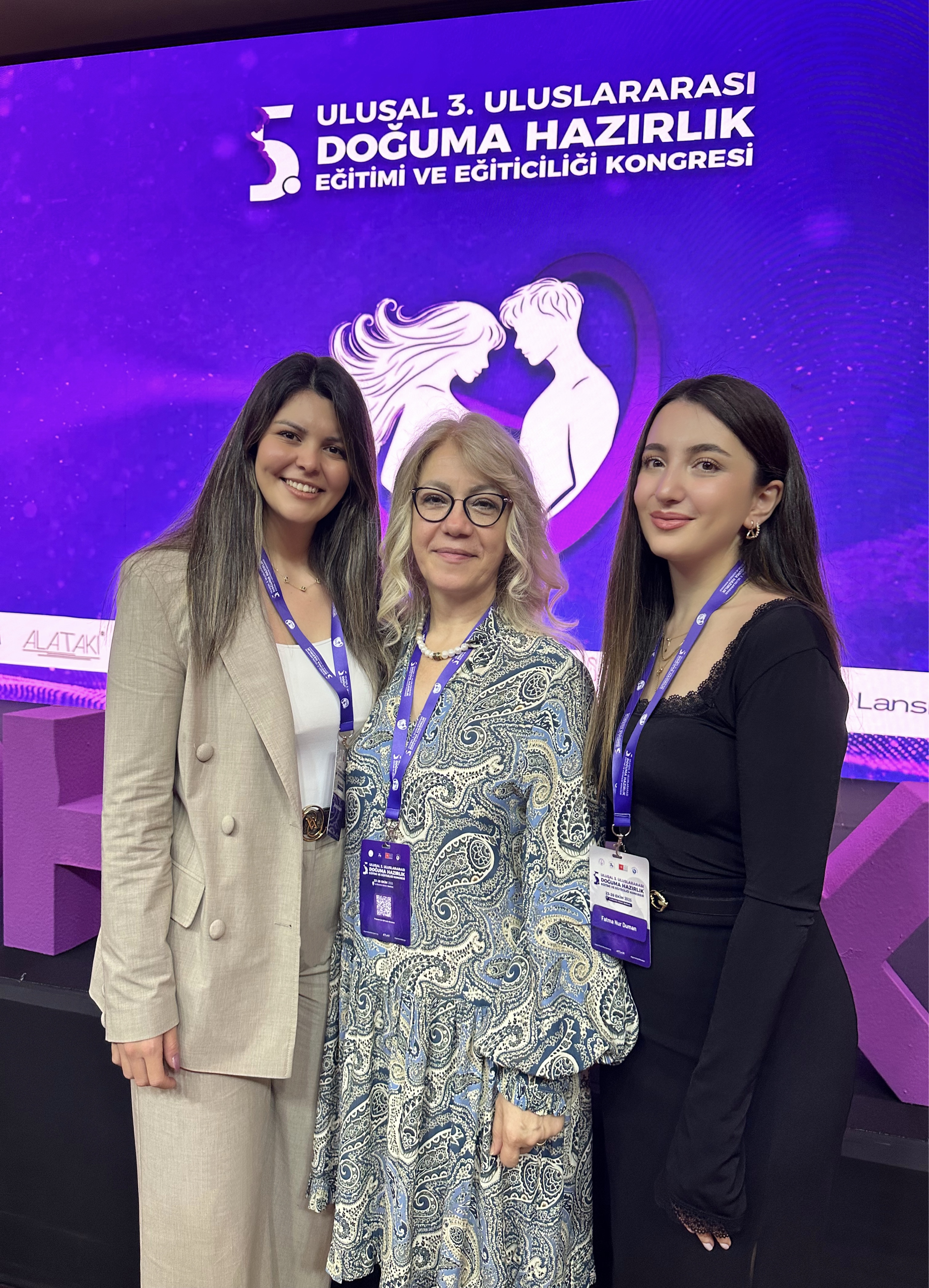 Hemşirelik Bölümü Akademisyenleri  Doğuma Hazırlık Kongresi'nde Yer Aldı