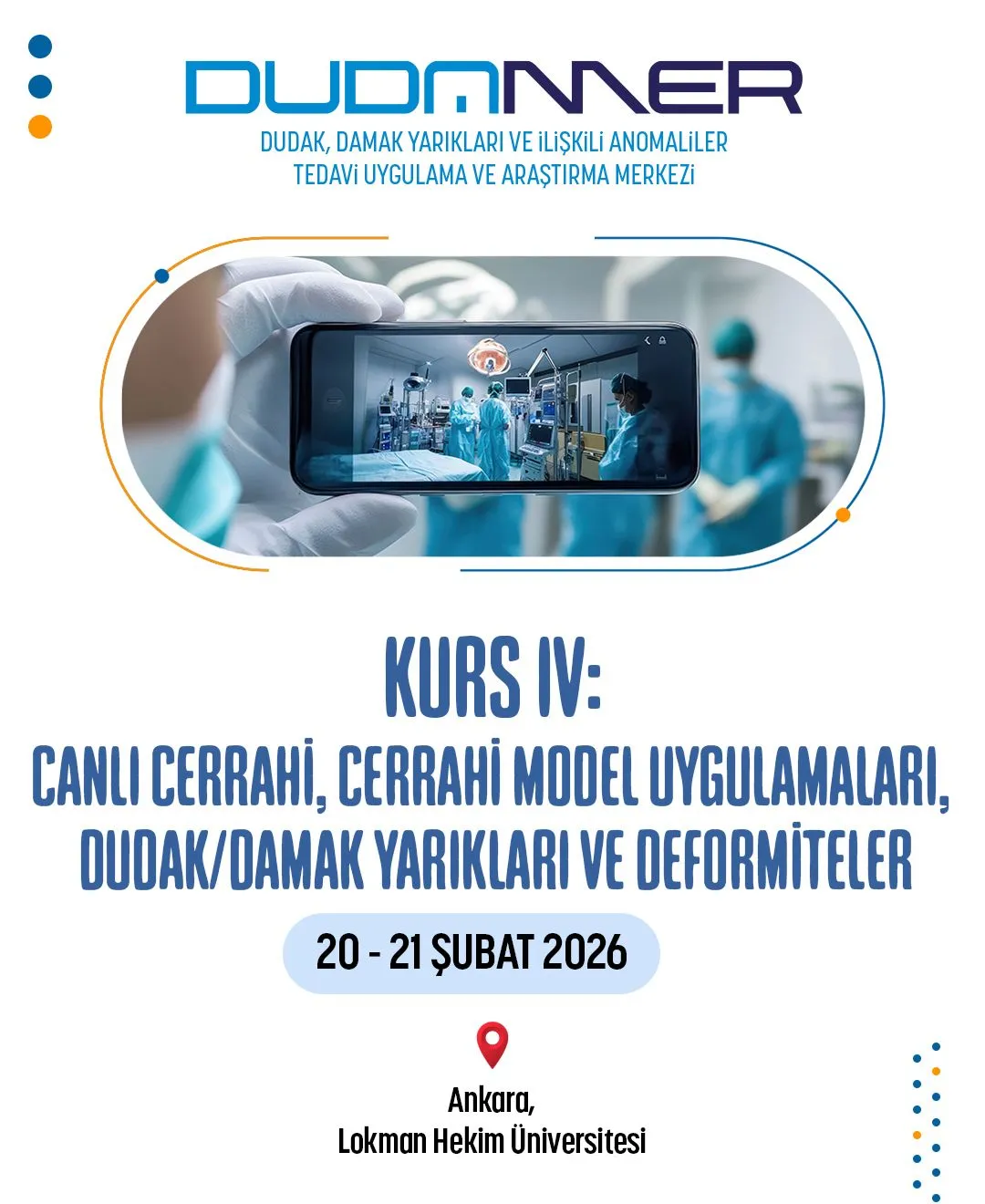 Canlı Cerrahi, Cerrahi Model Uygulamaları, Dudak/Damak Yarıkları ve Deformiteler