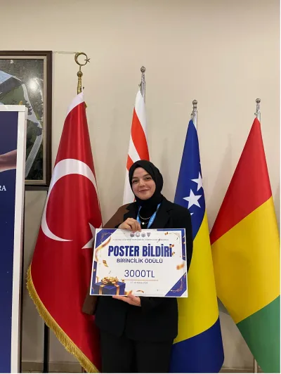 Hemşirelik Bölümü Öğrencisinden Ulusal Kongrede Birincilik Başarısı