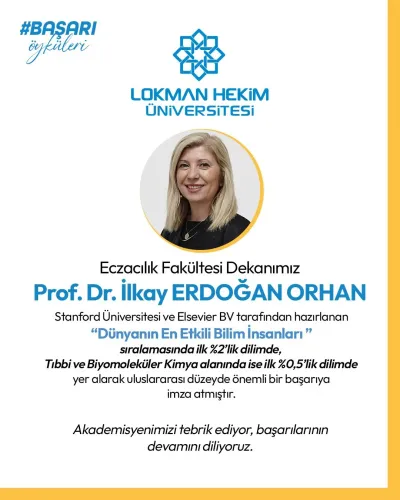 Küresel Bilim İnsanları Sıralamasında Lokman Hekim Üniversitesi İmzası: Beş Akademisyenimizden Uluslararası Başarı