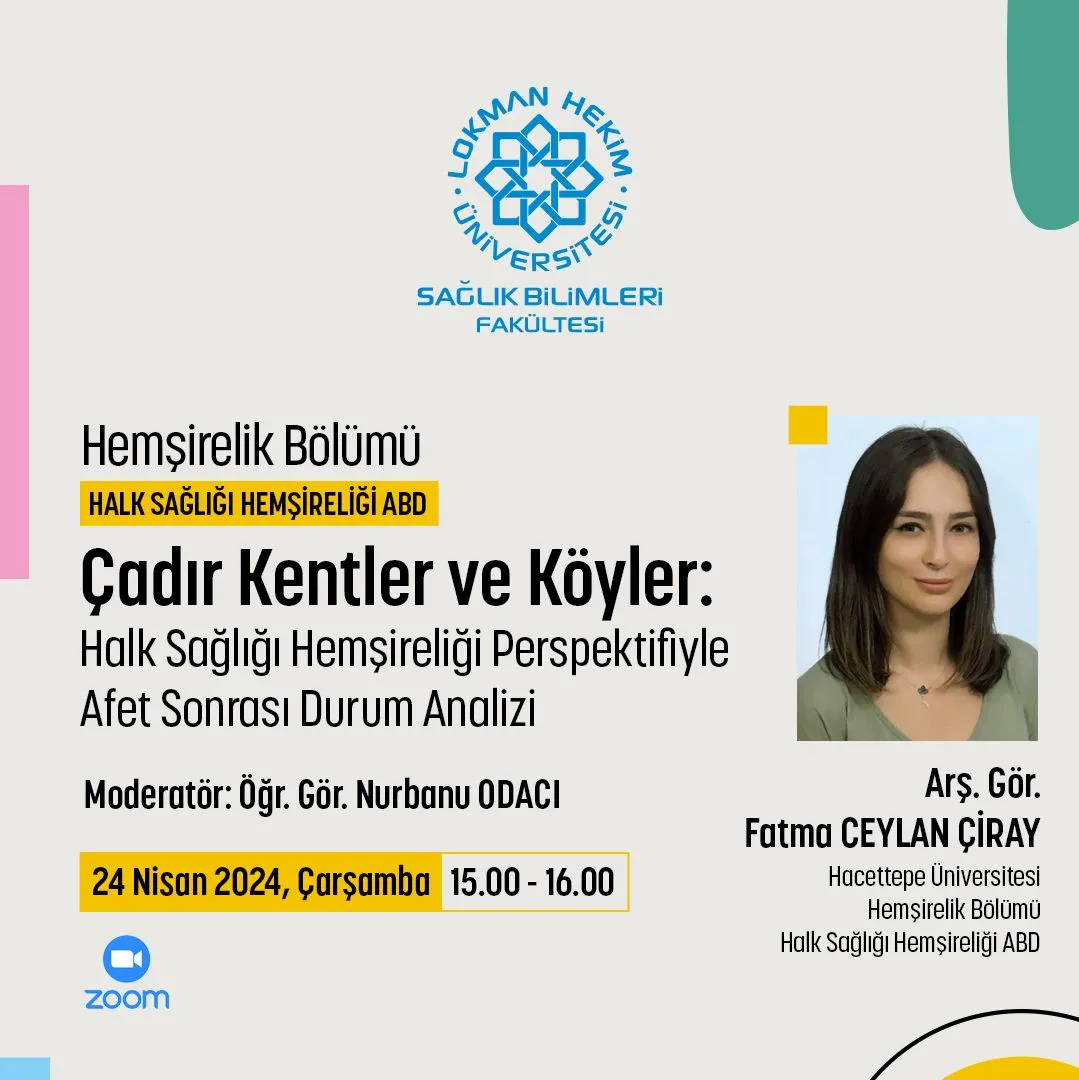 Çadır Kentler ve Köyler: Halk Sağlığı hemşireliği Perspektifiyle Afet Sonrası Durum Analizi