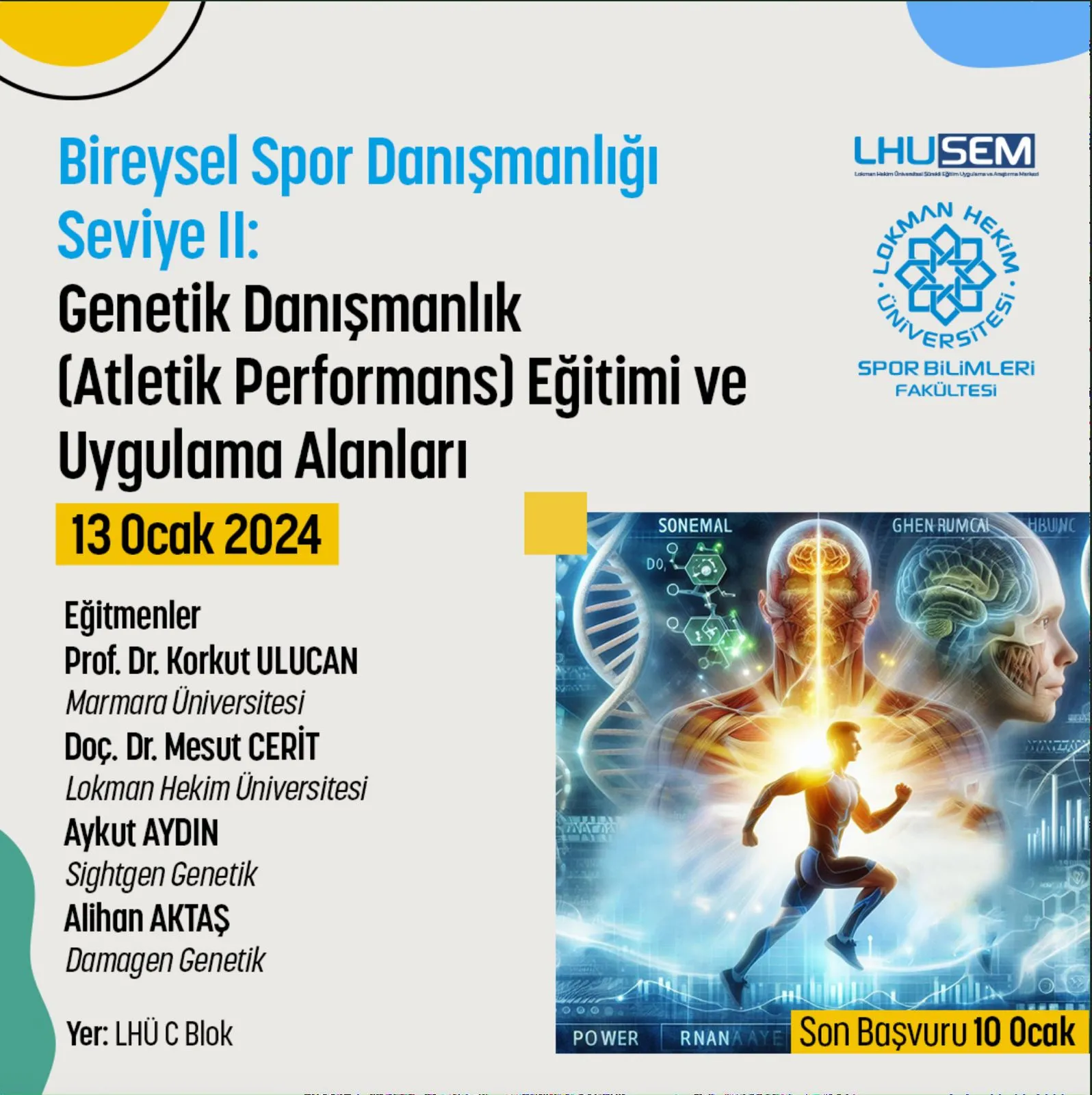 Bireysel Spor Danışmanlığı Eğitim Programları (Personal Training, Coaching & Consulting)