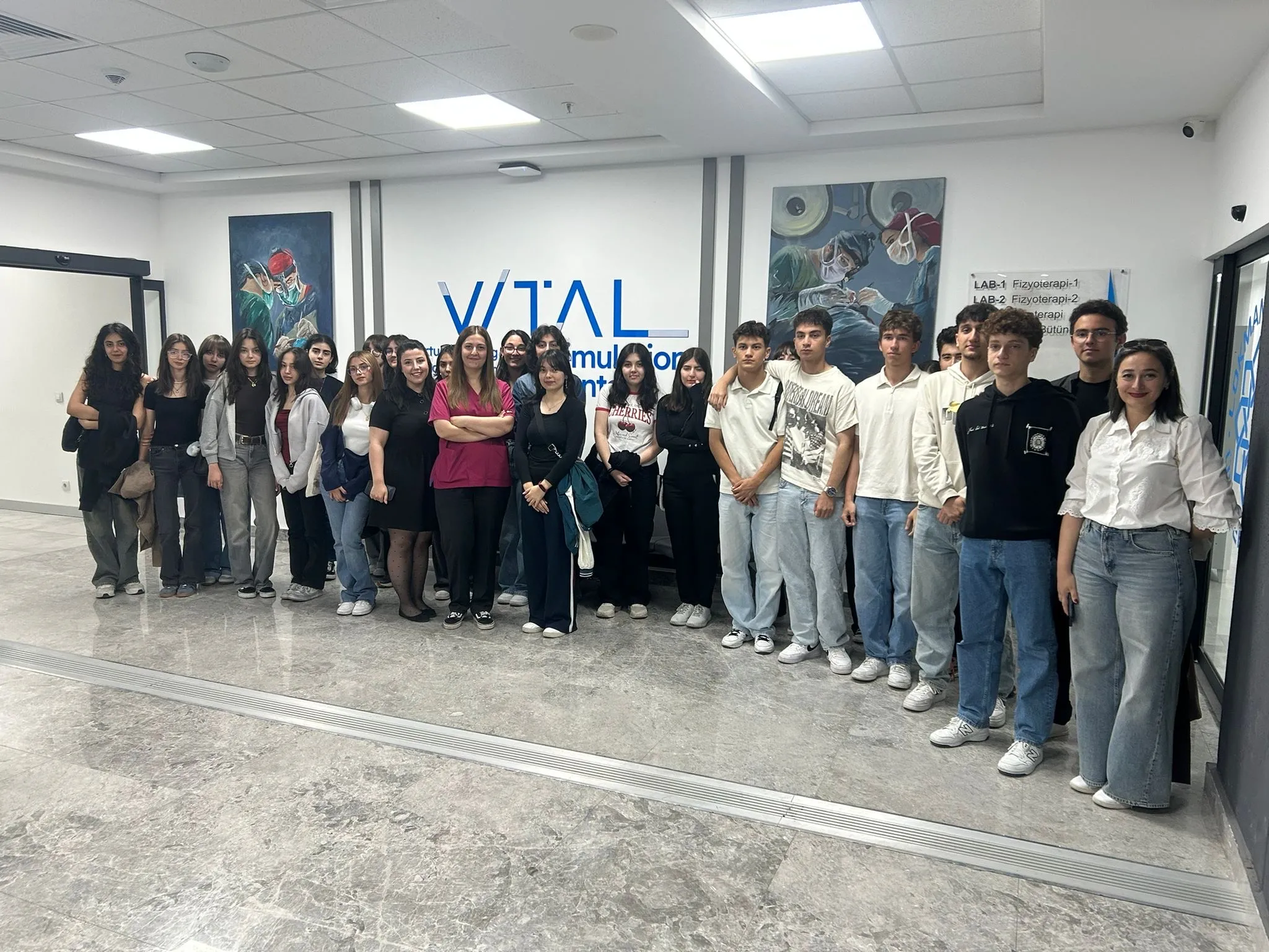 Ankara Aziz Sancar Fen Lisesi Vital Simülasyon Merkezinde Uygulama Yaptı