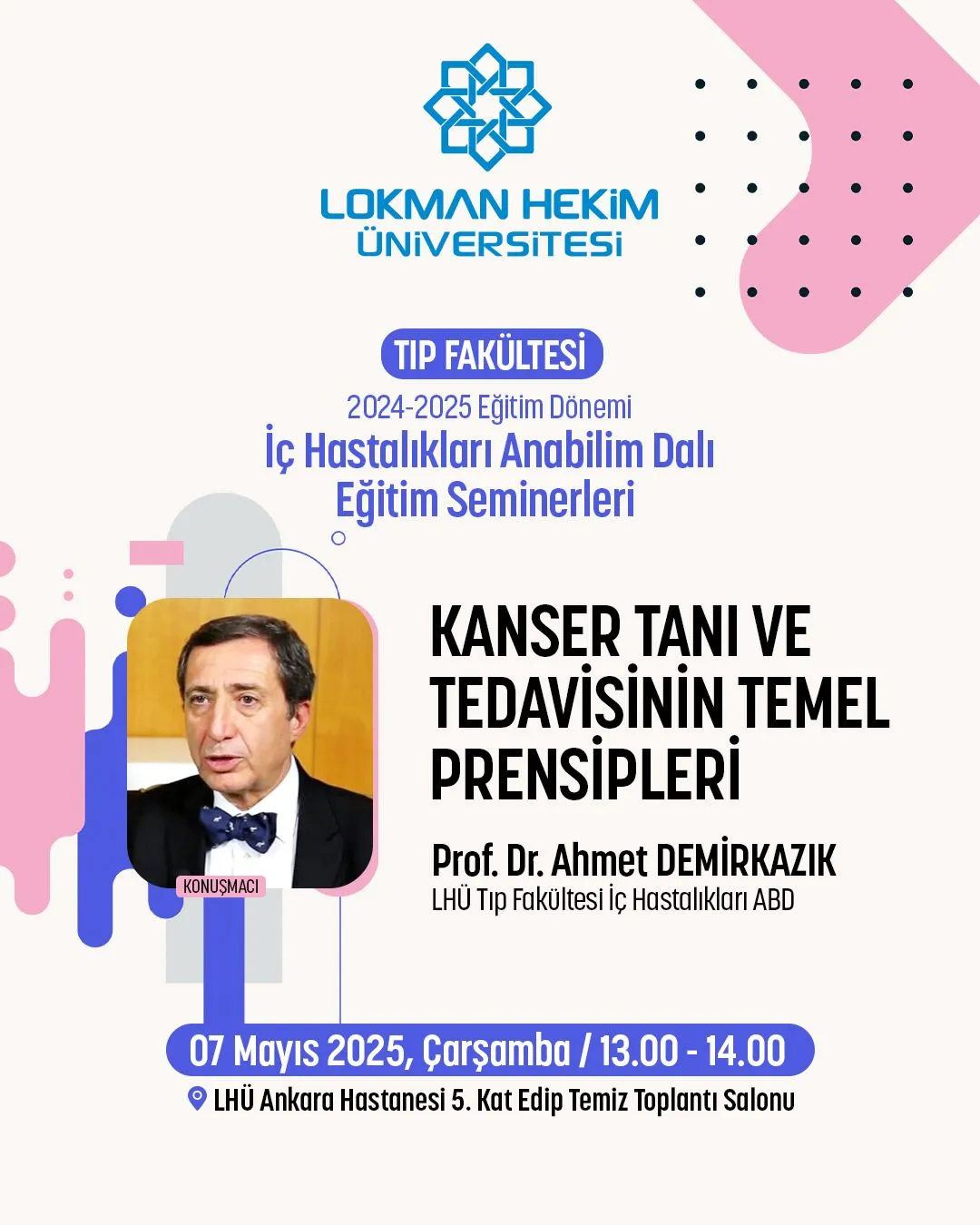 Kanser Tanı ve Tedavisinin Temel Prensipleri 