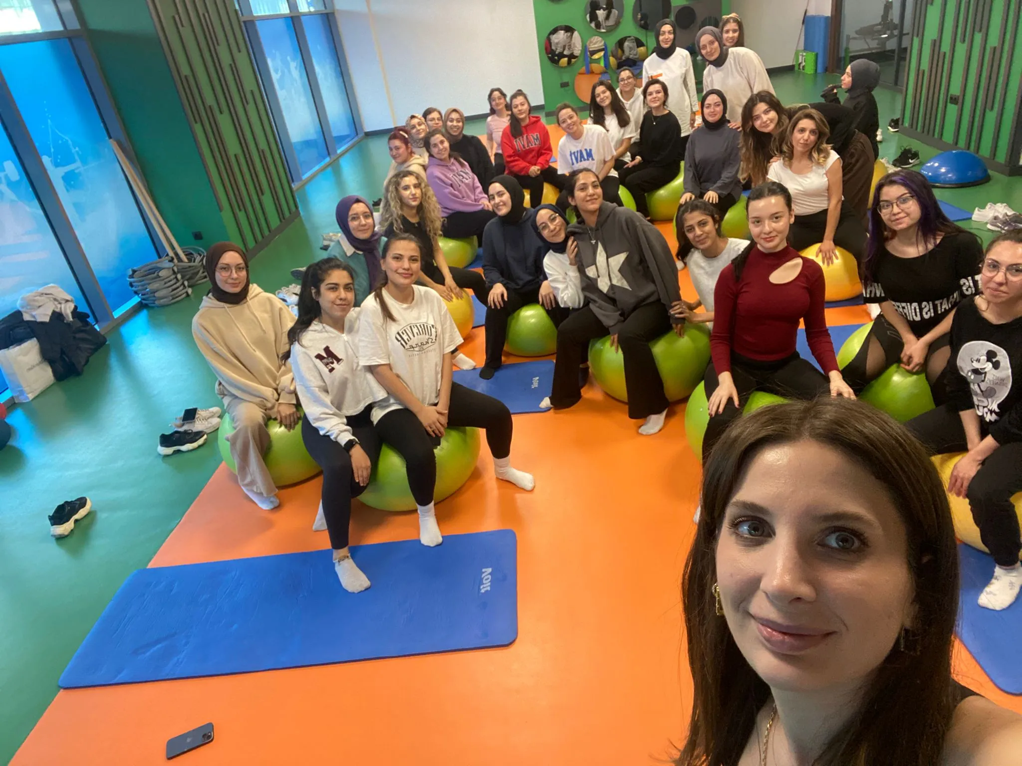 We Exercised with Our Students at LHU NFT as Part of the Healthy Birth and Postpartum Period Course