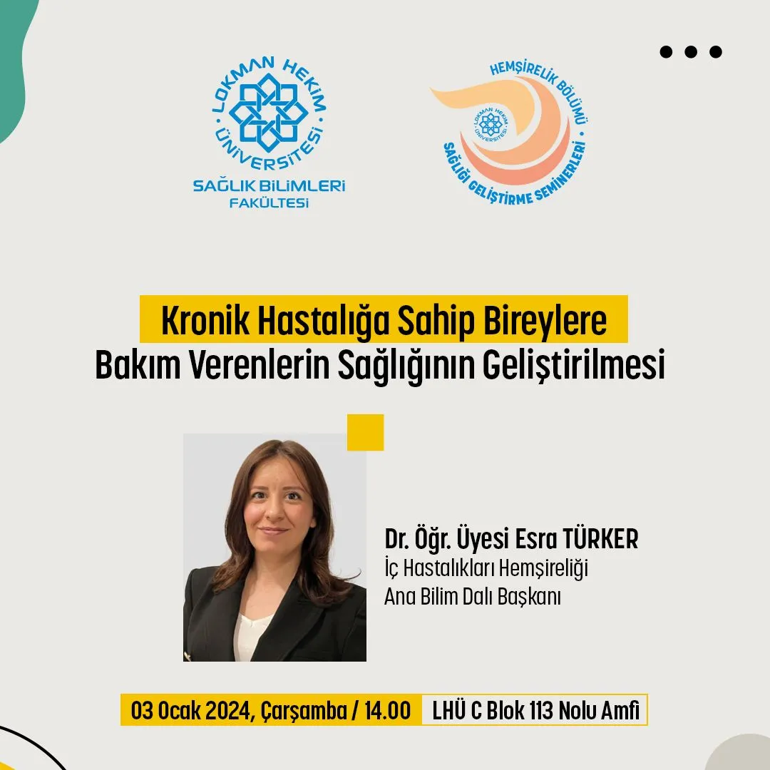 Kronik Hastalığa Sahip Bireylere Bakım Verenlerin Sağlığının Geliştirilmesi
