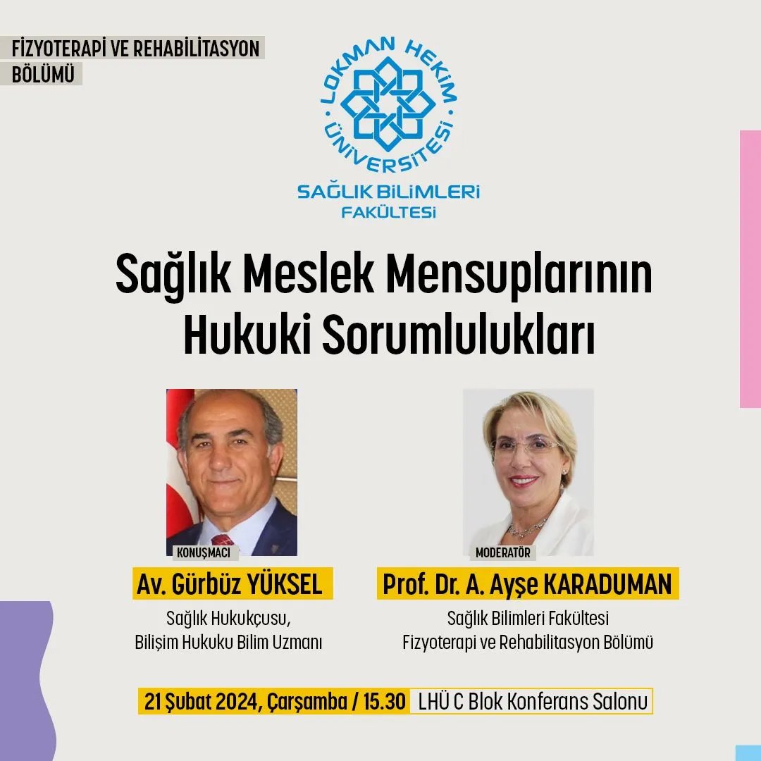 Sağlık Meslek Mensuplarının Hukuki Sorumlulukları