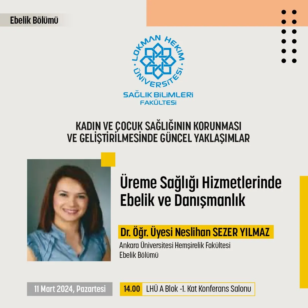 Üreme Sağlığı Hizmetlerinde Ebelik ve Danışmanlık