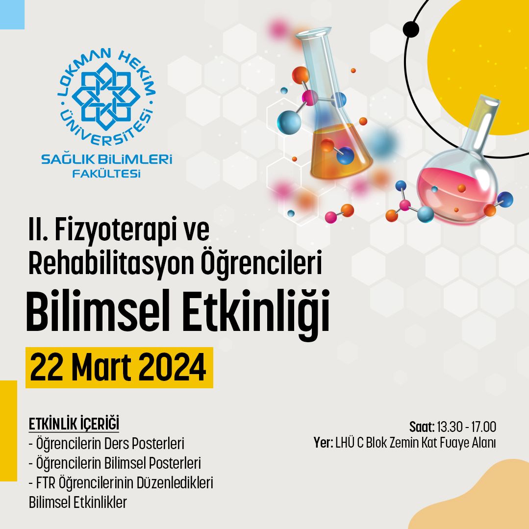 II. Fizyoterapi ve Rehabilitasyon Öğrencileri Bilimsel Etkinliği