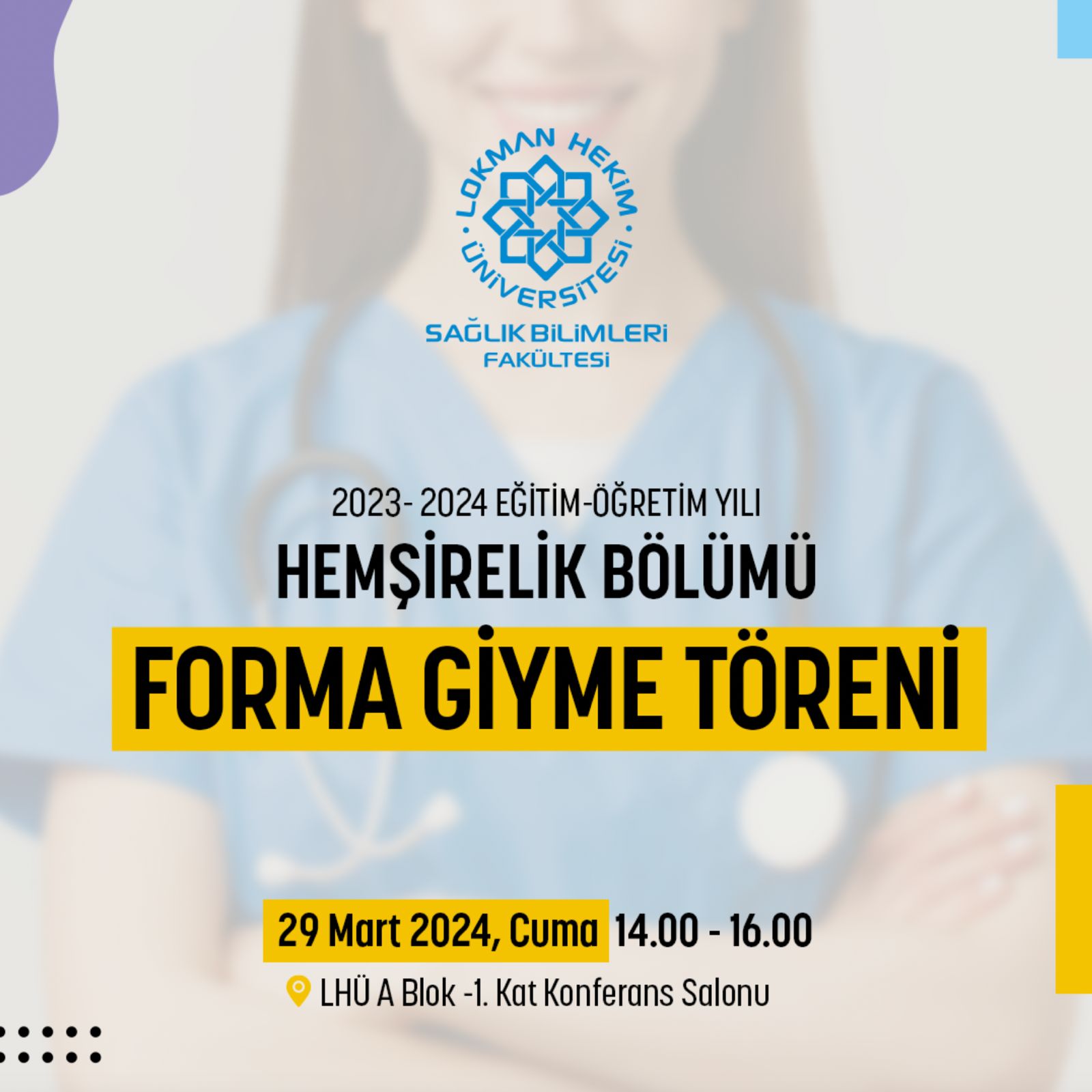 2023-2024 Eğitim-Öğretim Yılı Hemşirelik Bölümü Forma Giyme Töreni