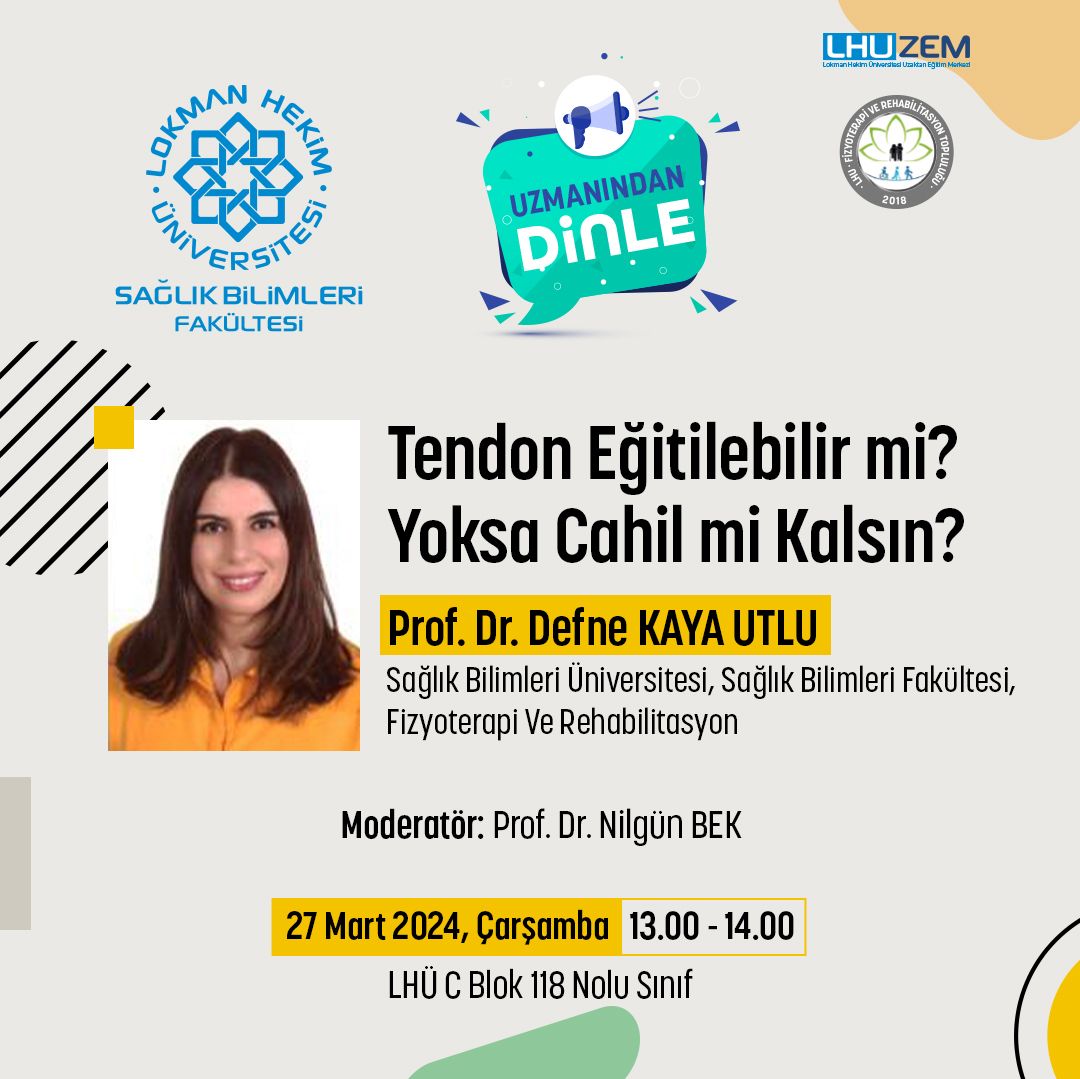 Tendon Eğitilebilir mi? Yoksa Cahil mi Kalsın?