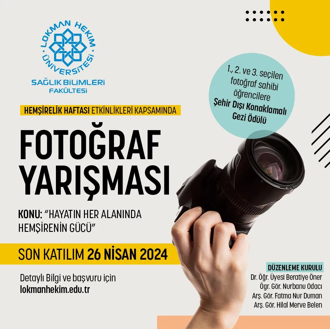 Hemşirelik Haftası Etkinlikleri Kapsamında Fotoğraf Yarışması Hk.