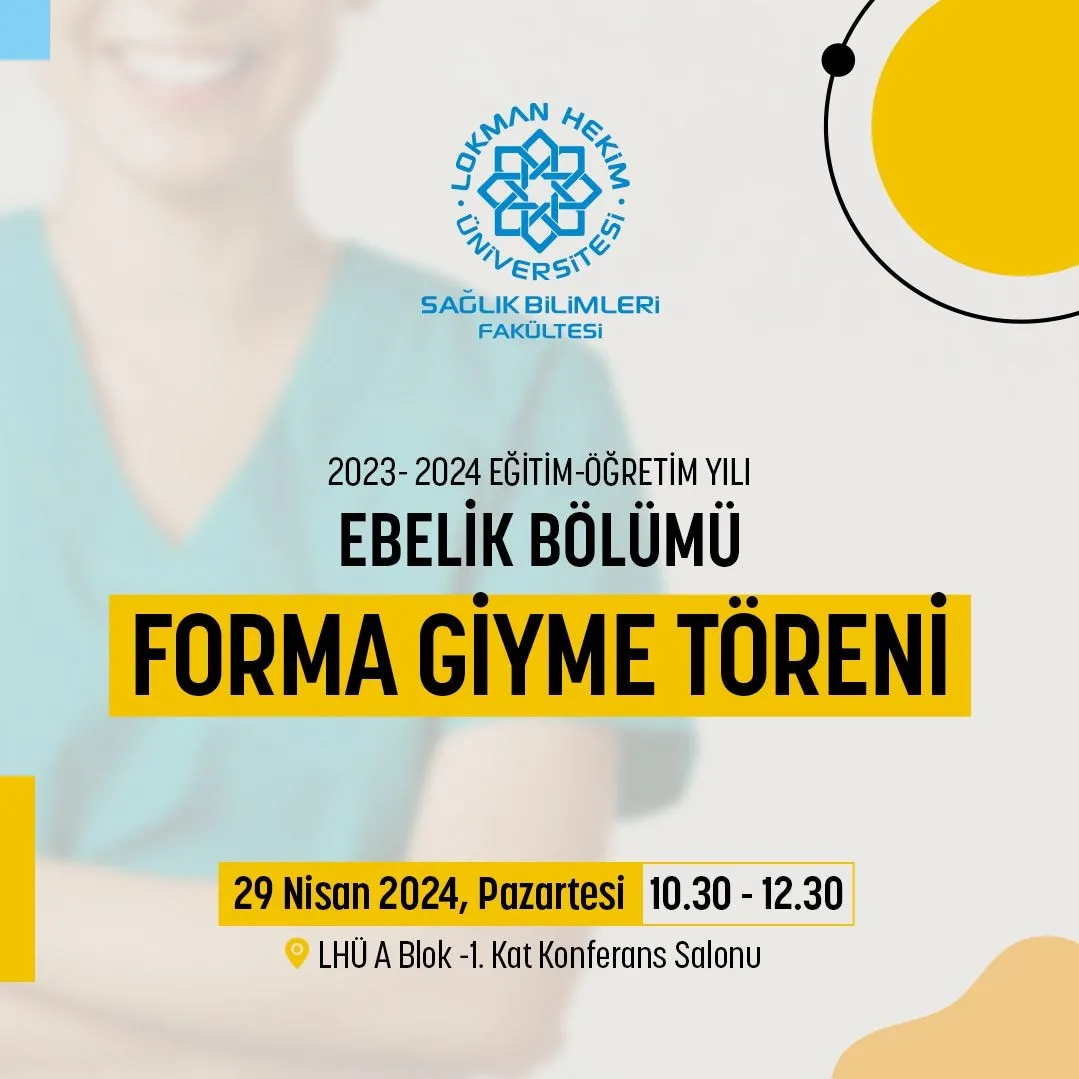 Ebelik Bölümü Forma Giyme Töreni