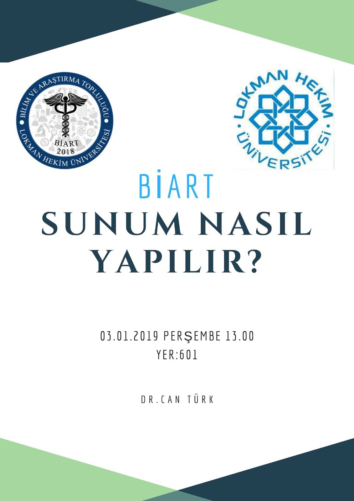 11.	biart Sözlü Sunumları