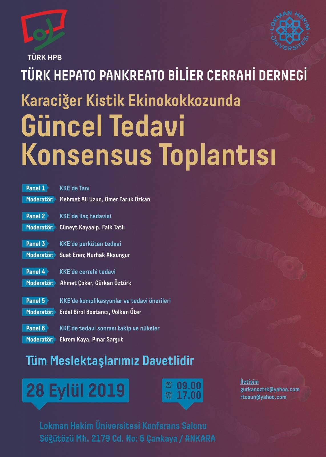Karaciğer Kistik Ekinokokkozunda Güncel Tedavi Konsensus Toplantısına Davet
