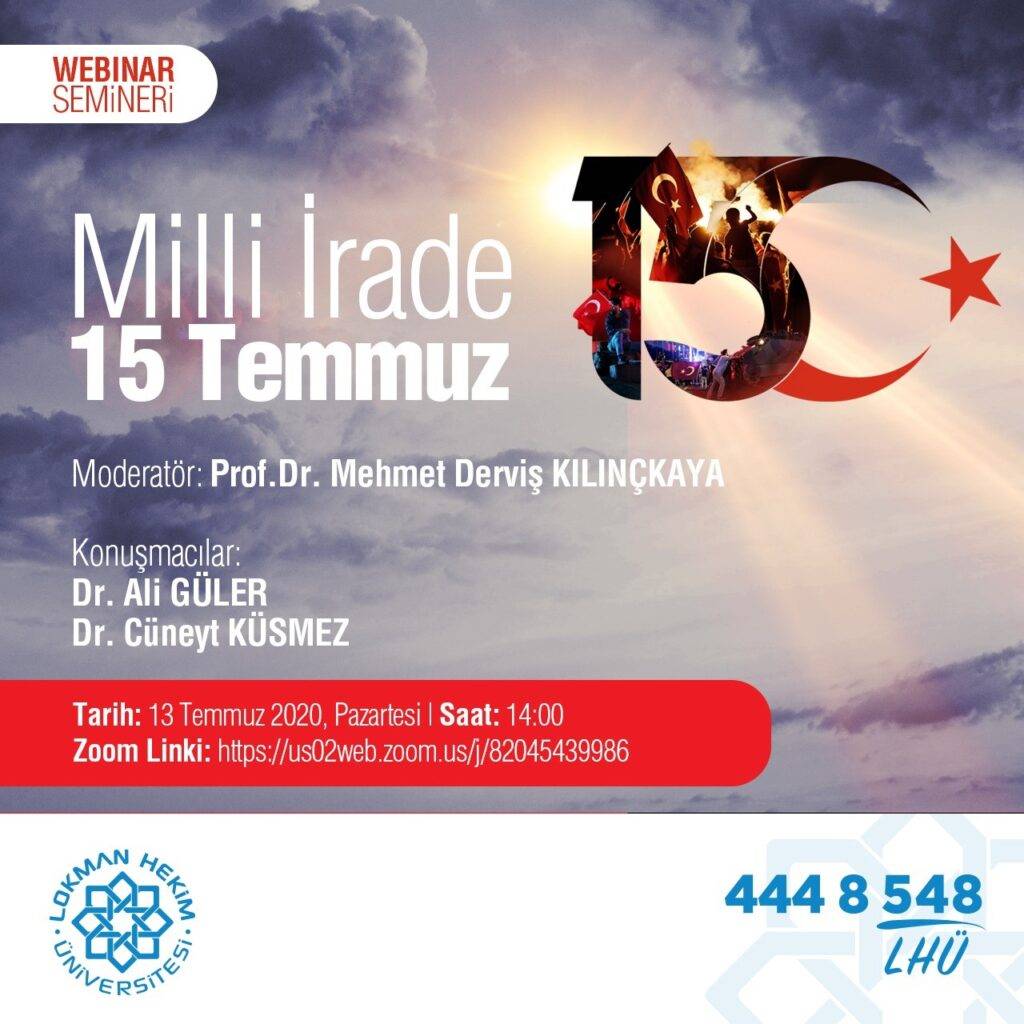 15 Temmuz Demokrasi Ve Milli Birlik Günü Anma Etkinliği