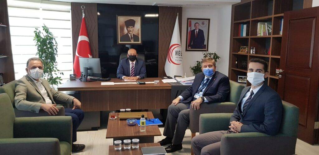 Helal Akreditasyon Kurumu Yönetim Kurulu Başkanı Ziyaret Edildi
