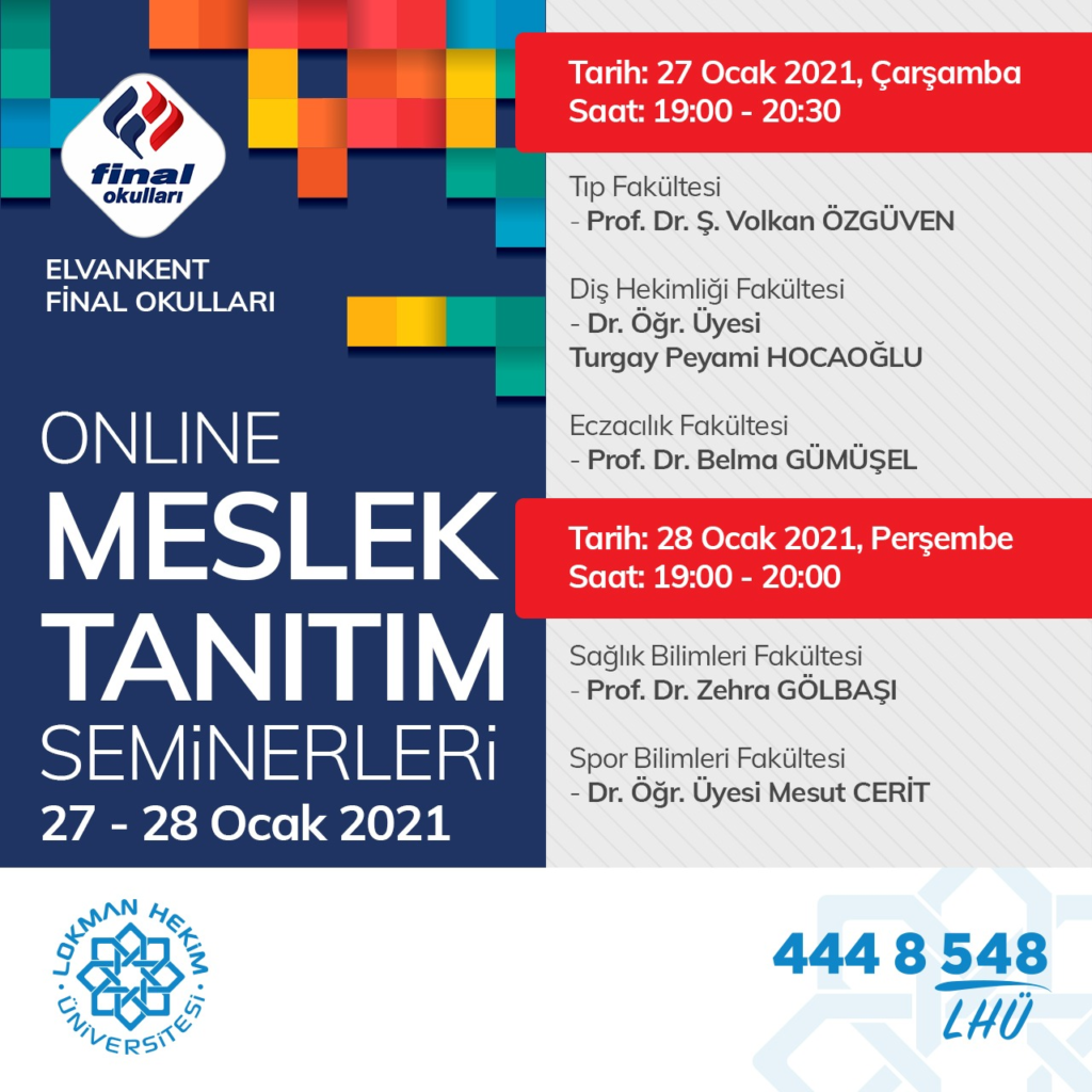 Elvankent Final Okulları Online Meslek Tanıtım Semineri