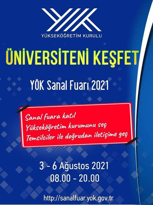 Üniversiteni Keşfet Yök Sanal Fuarı 2021