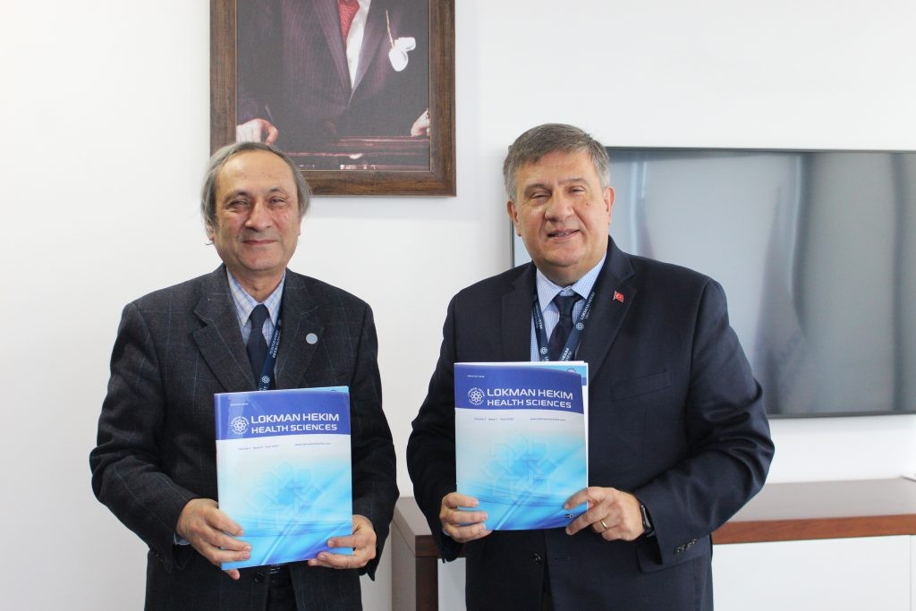 Lokman Hekım Health Scıences Dergisi Rektörümüze Takdim Edildi