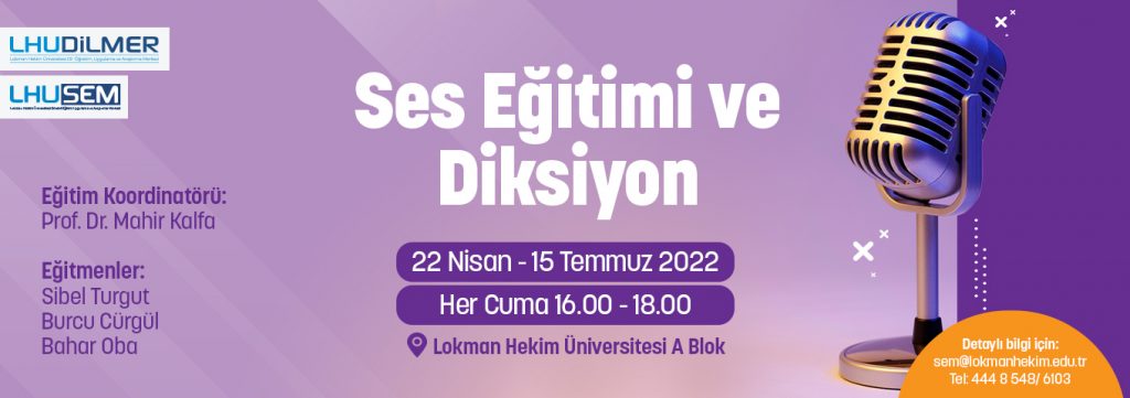 Ses Ve Diksiyon Eğitim Programı