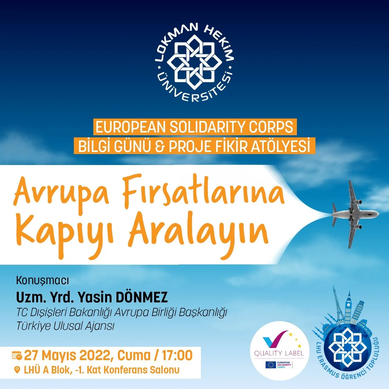 European Solıdarıty Corps Bilgi Günü & Proje Fikir Atölyesi