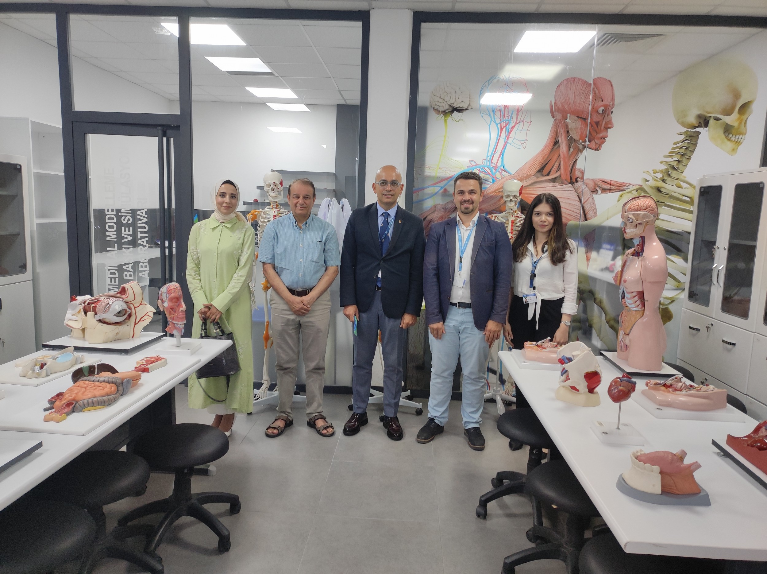 DR.RAFID AZIZ, PRESIDENT OF THE IRAQI UNION OF MEDICAL ASSOCIATIONS VISITED OUR CENTER.