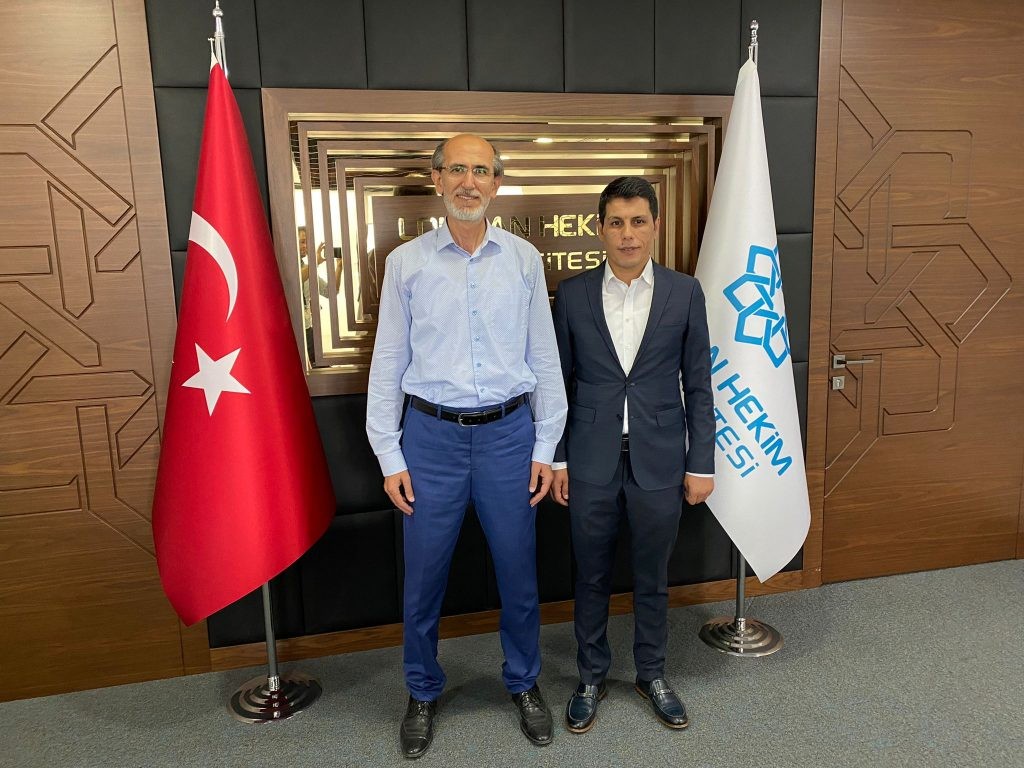 His Genel Sekreteri Mustafa Karakuş'tan Rektörümüze Ziyaret