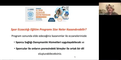 Iv. Spor Eczacılığı Eğitim Programı Gerçekleştirildi